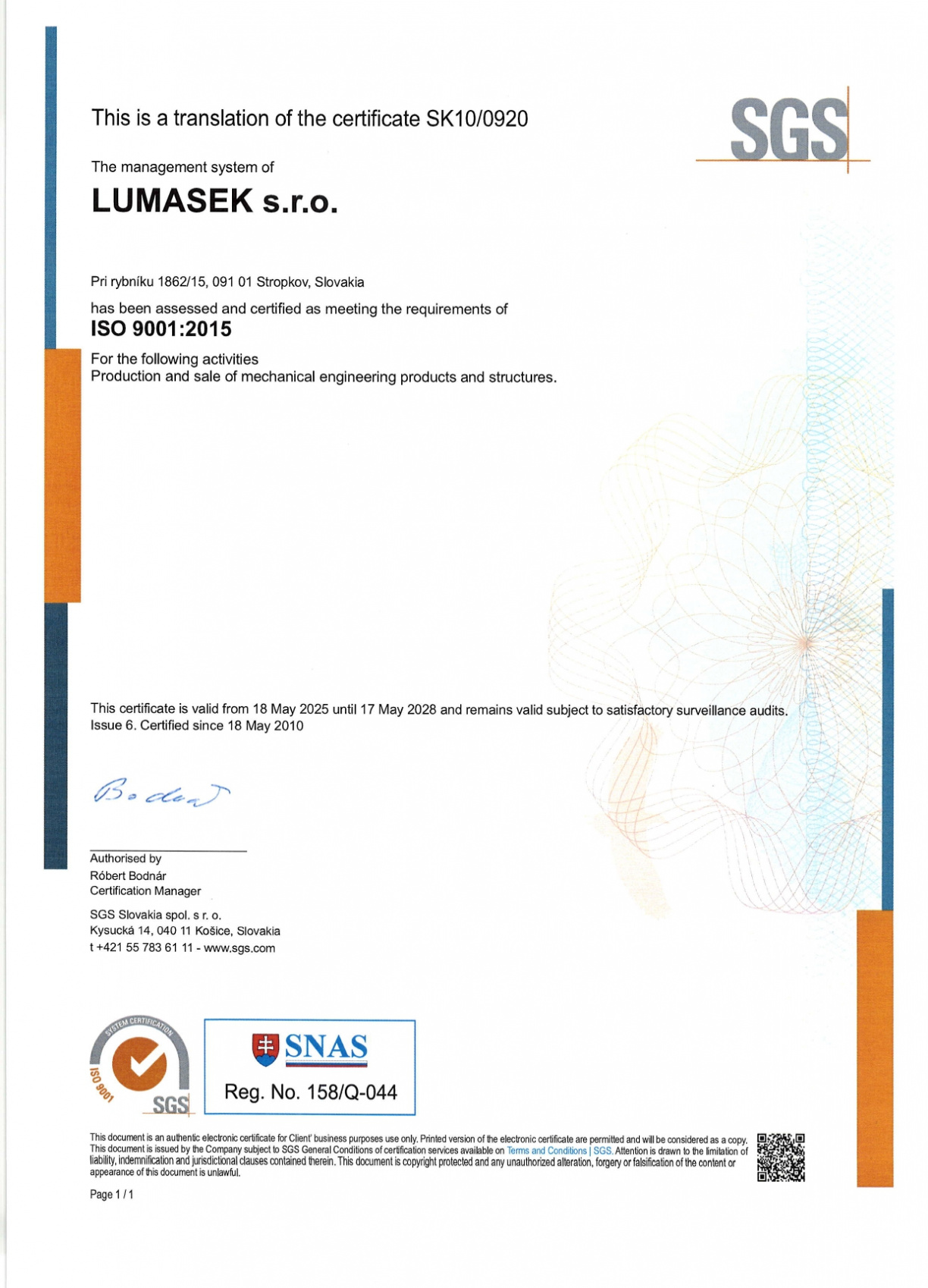 Certifikáty