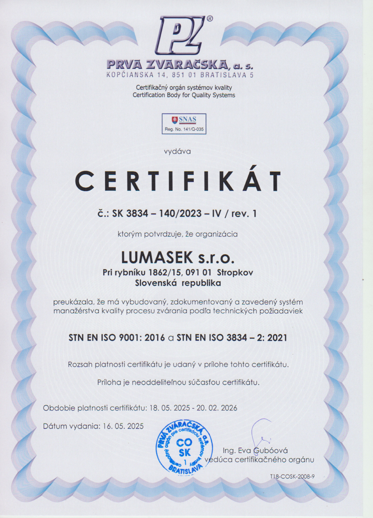 Certifikáty